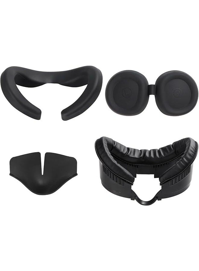 General Face cushion face mount for Meta Quest 3, upgraded Quest 3 soft PU foam face cushion with silicone mask, lens cap, leak-proof nose pad  - Image 2