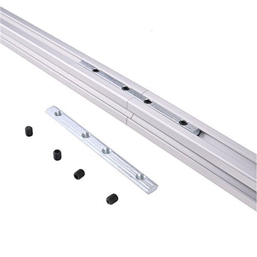 PZRT 4-Pack 2020 Series Aluminum Profile Straight Line Connector,Length 3.9 Inch Bracket Fastener with M5 Screw,for T Slot 6mm Aluminum Extrusion Profile Connect Parts - Image 5