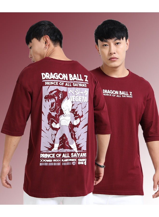 QUCO Maroons Dragon Ball Z T-Shirt for Men - Image 1