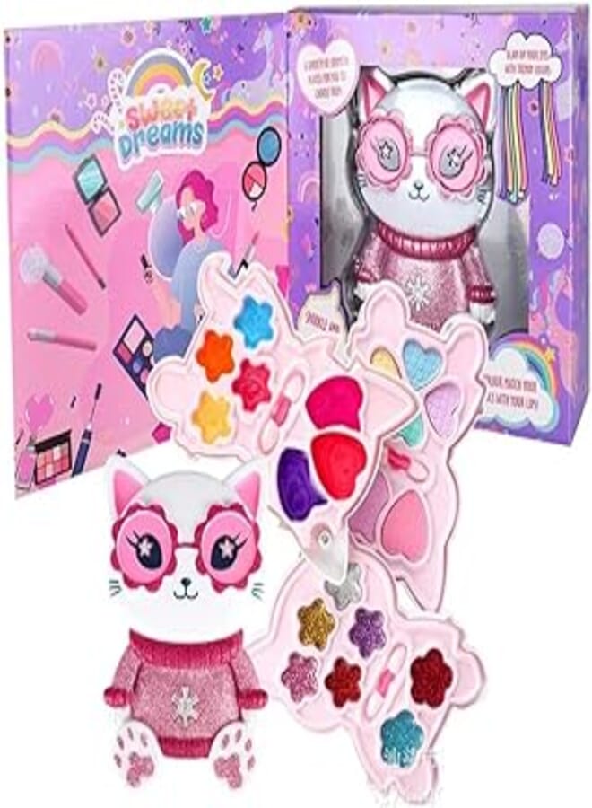 Baby Bear Makeup - Baby Heart Makeup Case - Very Safe for Kids