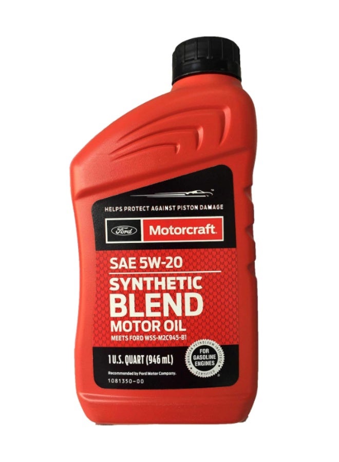 MOTORCRAFT ENGINE OIL FORD 5W20 ,1LTR