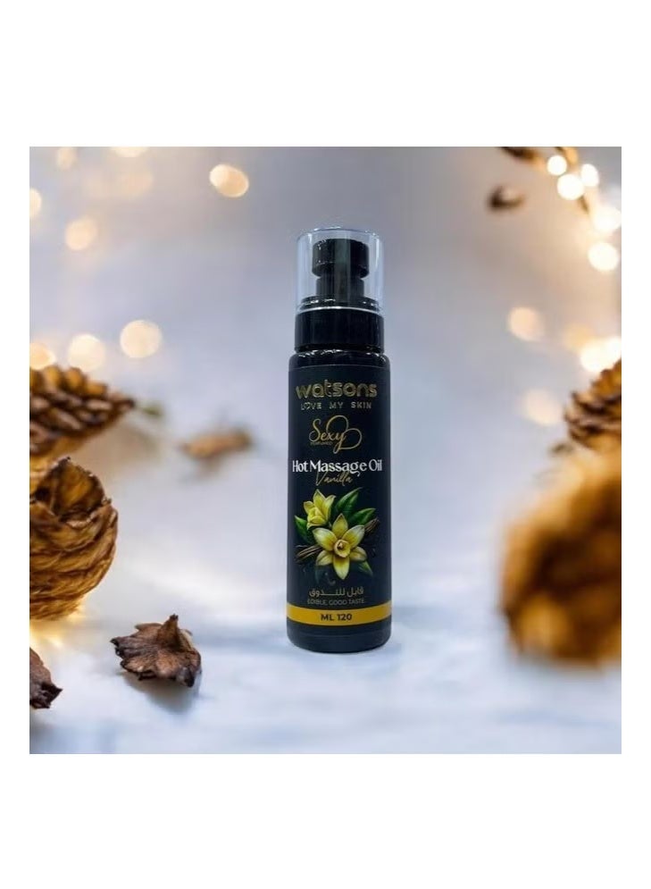 واتسونز زيت التدليك بالفانيليا - 120 مل