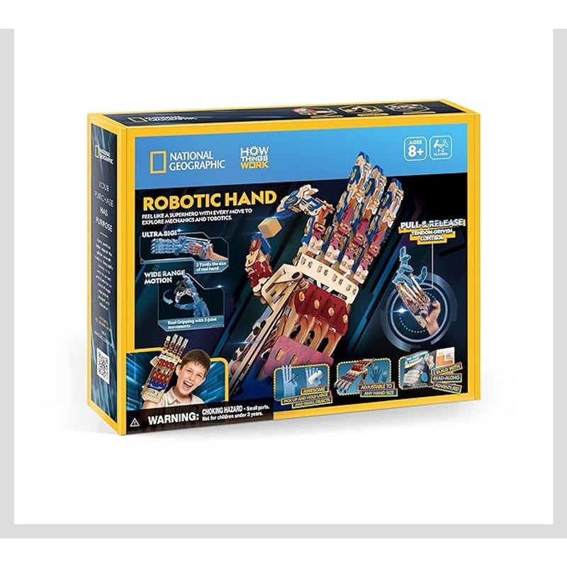 National Geographic How Things Work Robotic Hand 3D Puzzle Kit - Image 1