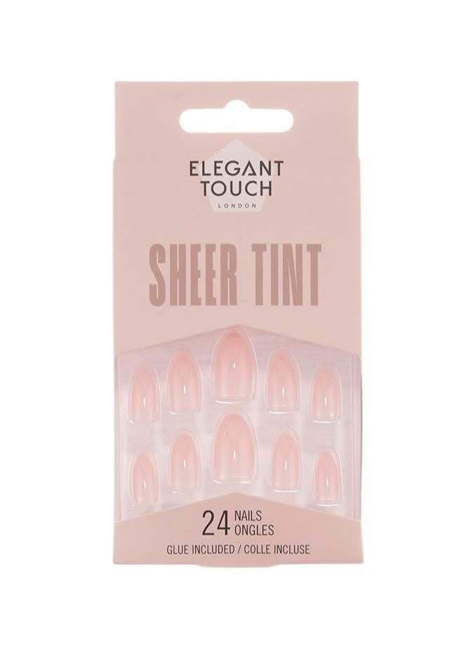 Elegant Touch Sheer Tint Satin Slippers - Image 1