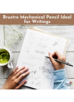 BRUSTRO Mechanical Pencil Set | HB-20 leads, 2B-20 leads,Spare eraser 8 units|Tip size 0.7 mm | Ideal for Students,Adults, Home, School, Office, Stationery Use |Writing, Sketching, Drawing,Mandala Art - pzsku/Z358CC51C6256B168CBE9Z/45/_/1740208434/9f51c752-775f-478d-98b0-f64cf5989439