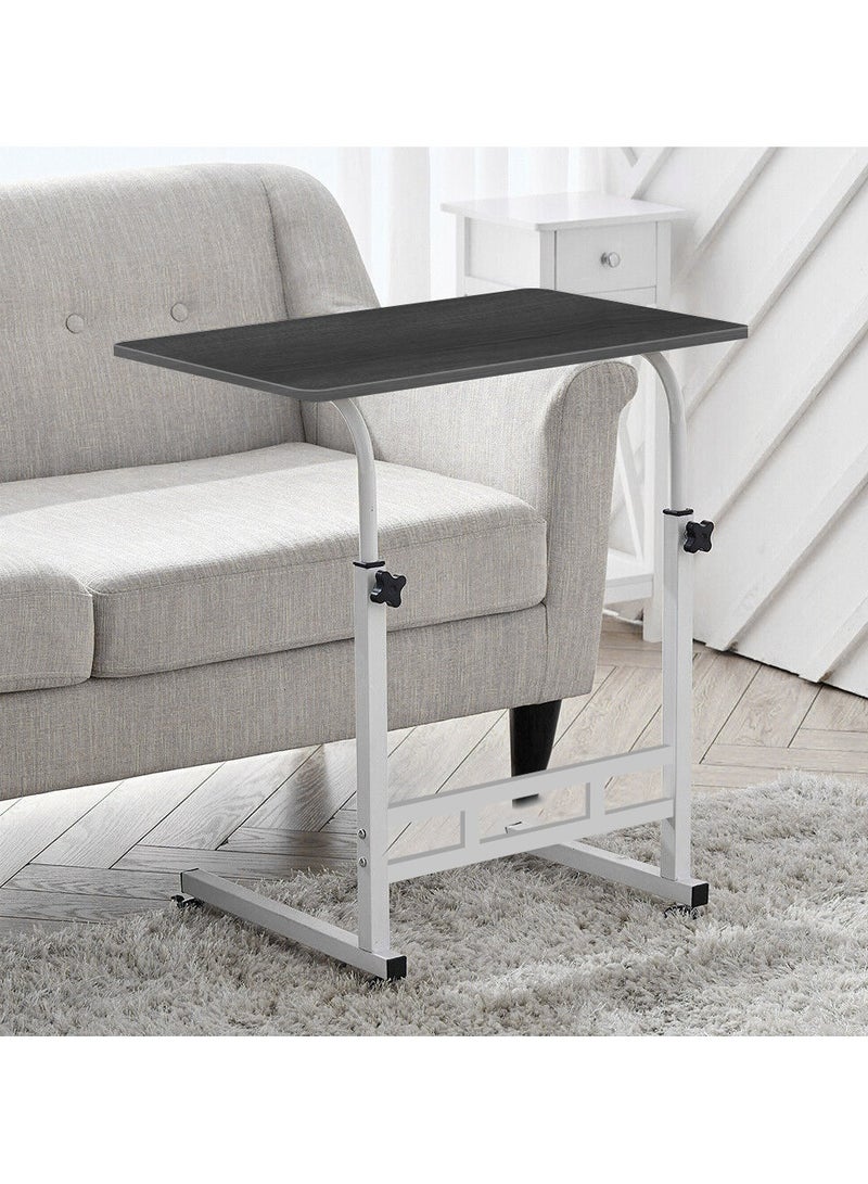 DubaiGallery Mobile Computer Desk Study Table Laptop Desk Stand Shelf Bedside Table Laptop Adjustable Desk PC Bed Table Home Room Furniture  - Image 3
