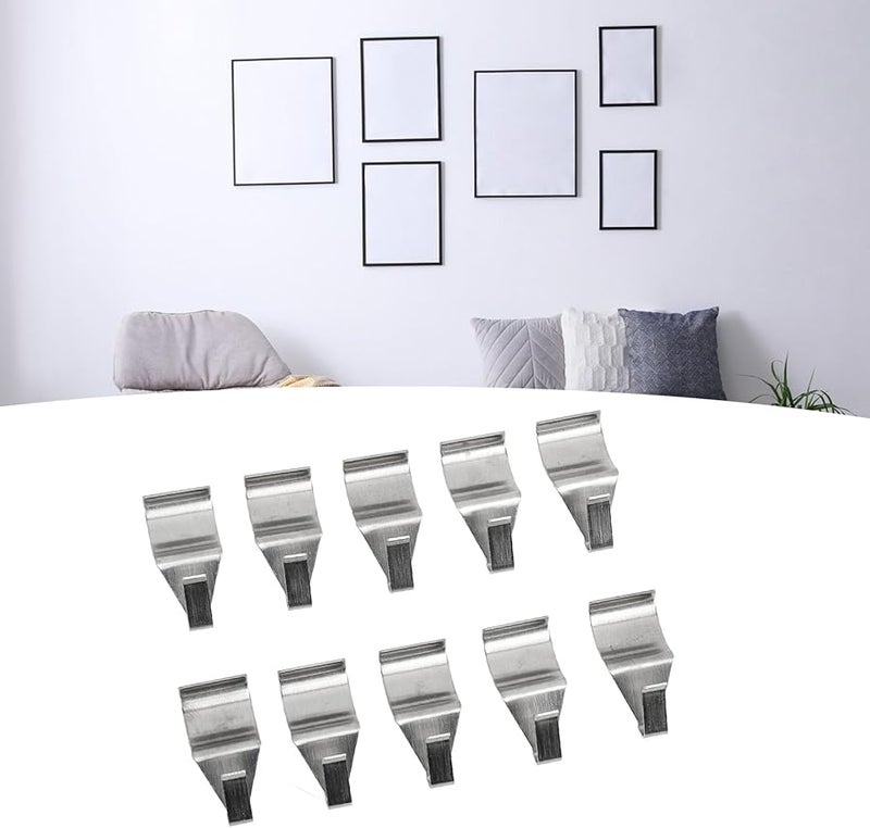 304 Stainless Steel Siding Hooks Heavy Duty Low Profile Hangers For Mailbox Plants Decor - Image 3