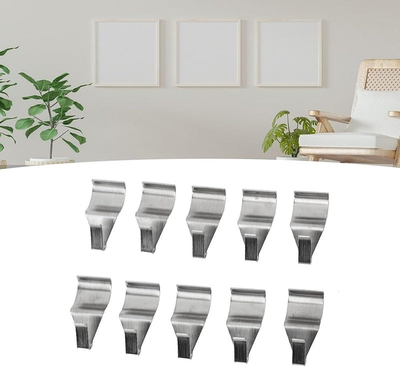 304 Stainless Steel Siding Hooks Heavy Duty Low Profile Hangers For Mailbox Plants Decor - Image 5