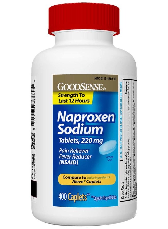 GOODSENSE Naproxen Sodium Tablets, 220 mg, 400 Count - Image 1