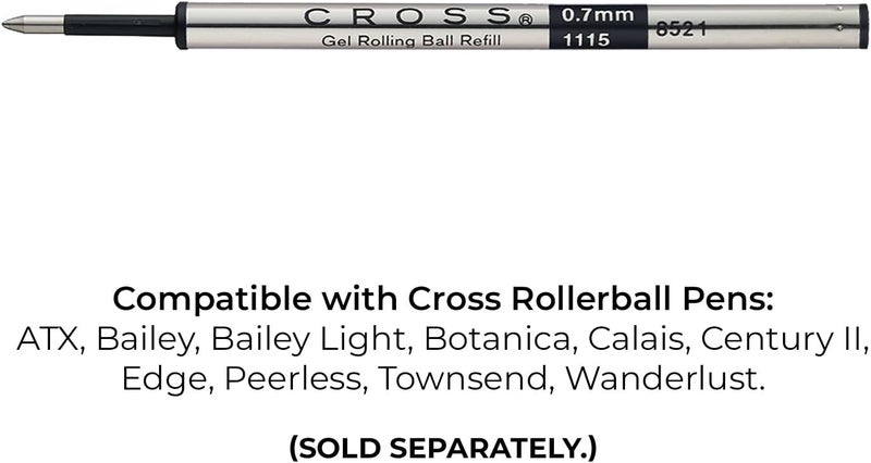 Cross Refill For Selectip Gel Roller Ball Pens, Medium Conical Tip, Blue Ink - Image 2