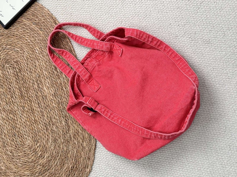 2026 New Washed Cotton Canvas Tote Bag, Multicolor, Large Capacity Commuter Shoulder Tote for Women - Image 5