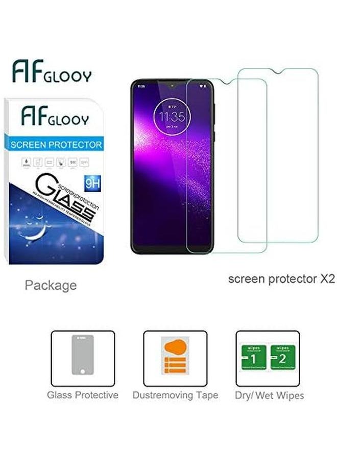 erorex - 2 Pack, Compatible With Motorola One Macro Screen Protector, Tempered Glass For Motorola One Macro, 9H Scratch Resistant, Bubble Free, Easy To Install - Image 1