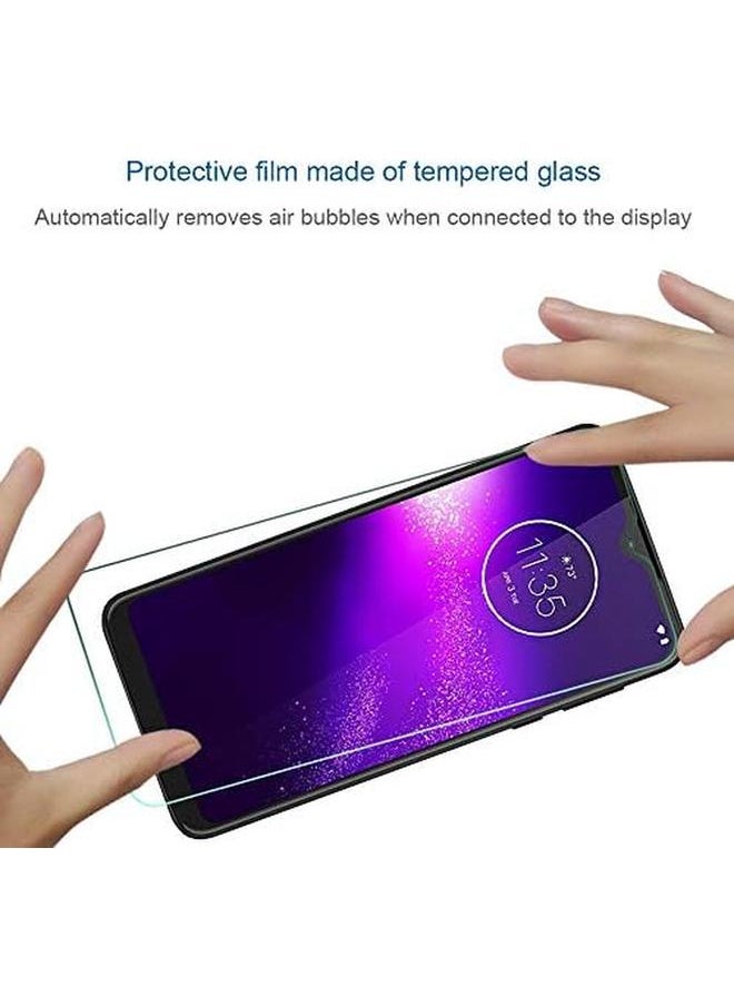 erorex - 2 Pack, Compatible With Motorola One Macro Screen Protector, Tempered Glass For Motorola One Macro, 9H Scratch Resistant, Bubble Free, Easy To Install - Image 1