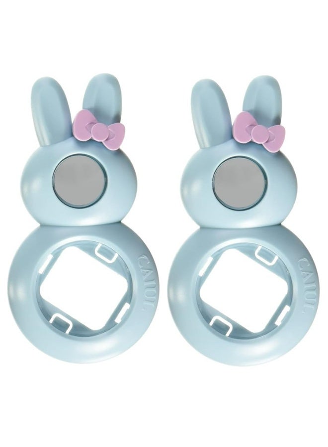 2 pcs Rabbit Self-Portrait Mirror for Fujifilm Instax Mini 8 Camera - Blue - Image 1