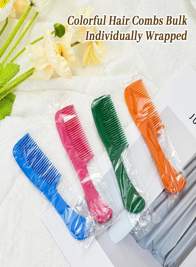 Cydioa 20 pcs Combs In Bulk Individually Wrapped, 4 color Pocket Hair Combs Set for Women, Men and Kids, Colorful Travel Comb Bulk for Airbnb Homeless Hotel Shelter Home Charity - Image 4
