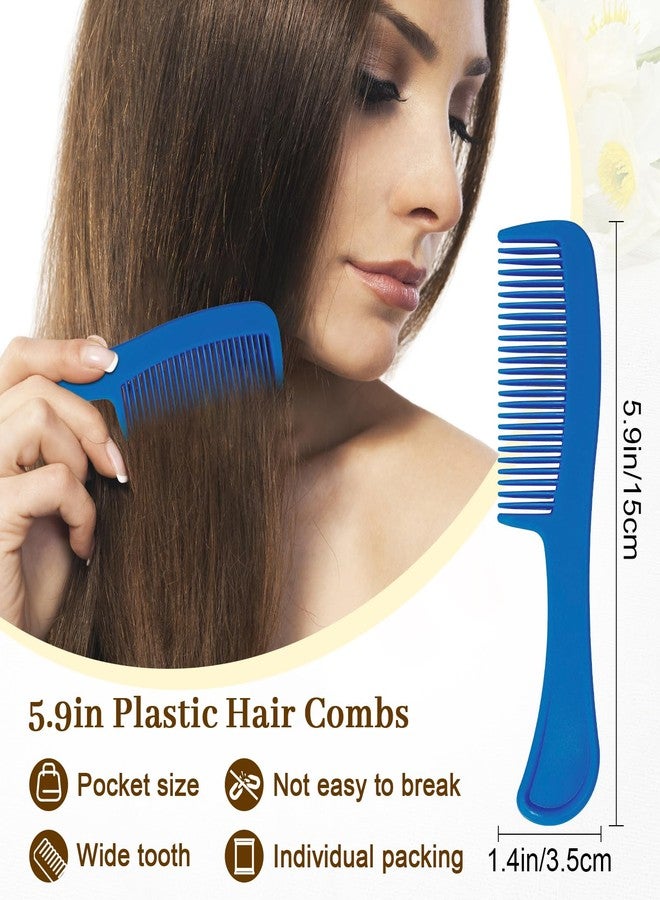 Cydioa 20 pcs Combs In Bulk Individually Wrapped, 4 color Pocket Hair Combs Set for Women, Men and Kids, Colorful Travel Comb Bulk for Airbnb Homeless Hotel Shelter Home Charity - Image 2