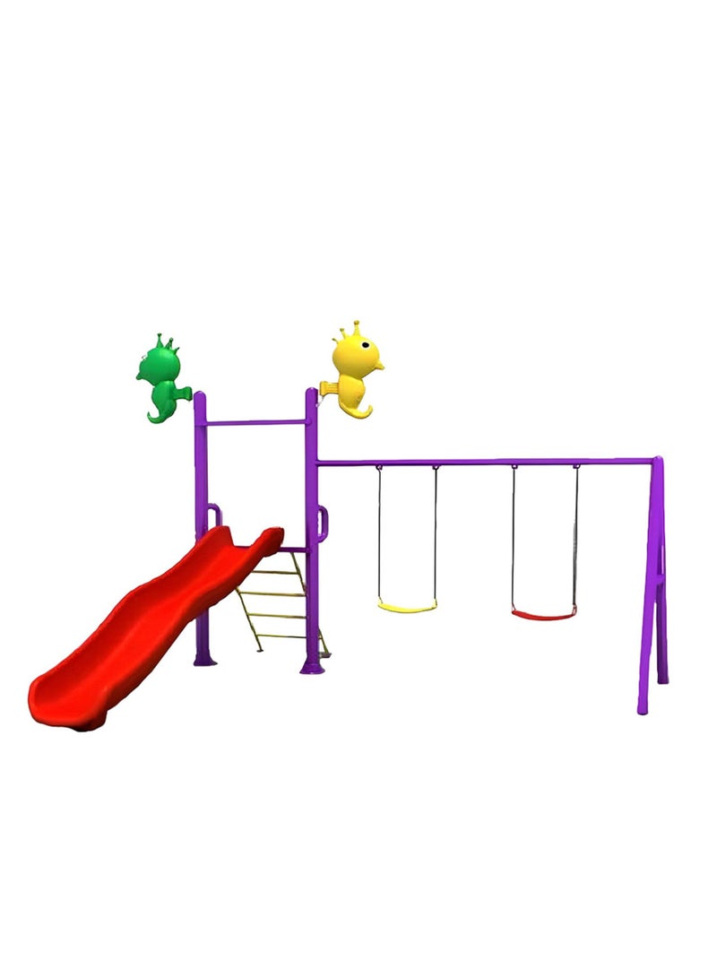 Myts Pinokiyo Play Haven Mega Kids Slide and Swing - Image 1