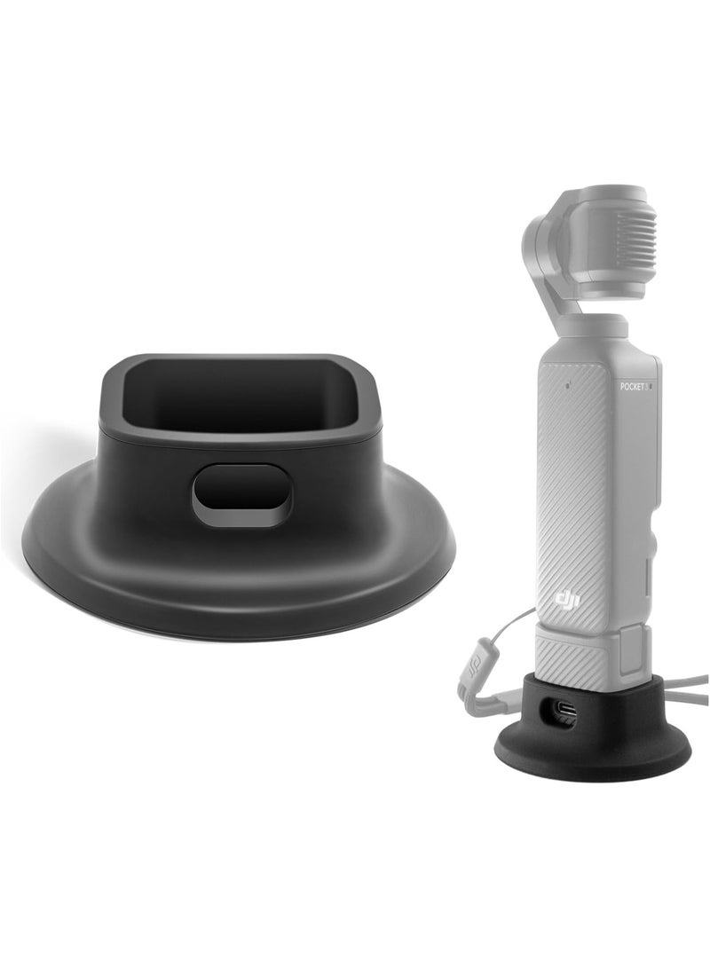 Camera Mount Stand Base for DJI Osmo Pocket 3,Non-Slip Stable Desktop Mount,Silicone Base Gimbal Support Adapter Stabilizer for Osmo Pocket 3 Action Camera Accessories  - Image 1