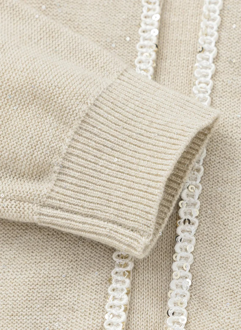 Balabala Beige Kids Girls Cardigan for Women | Best Price UAE