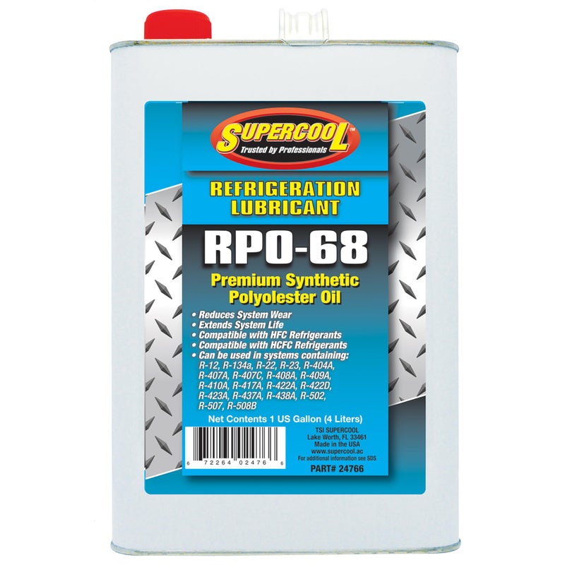 TSI Supercool 24766 HVAC POE 68 Premium Synthetic Polyester Oil 1 Gallon