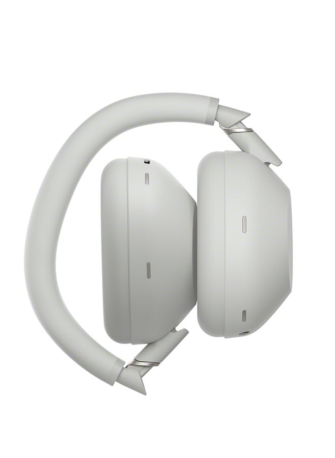 Sony WH1000XM6/SM Wireless Over-Ear Noise Cancelling Headphones – Hi-Res Audio, Foldable Design, 30-Hour Battery, Bluetooth Multipoint - Platinum Silver - Image 5