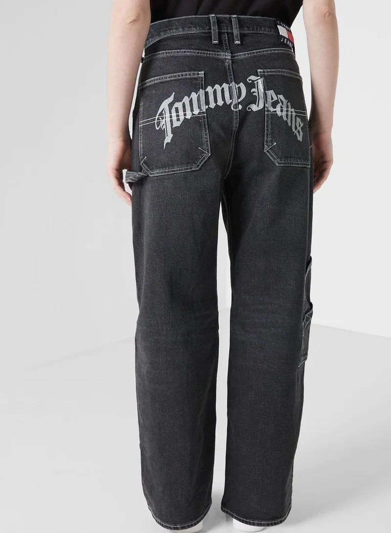 TOMMY JEANS High Waist Straight Jeans