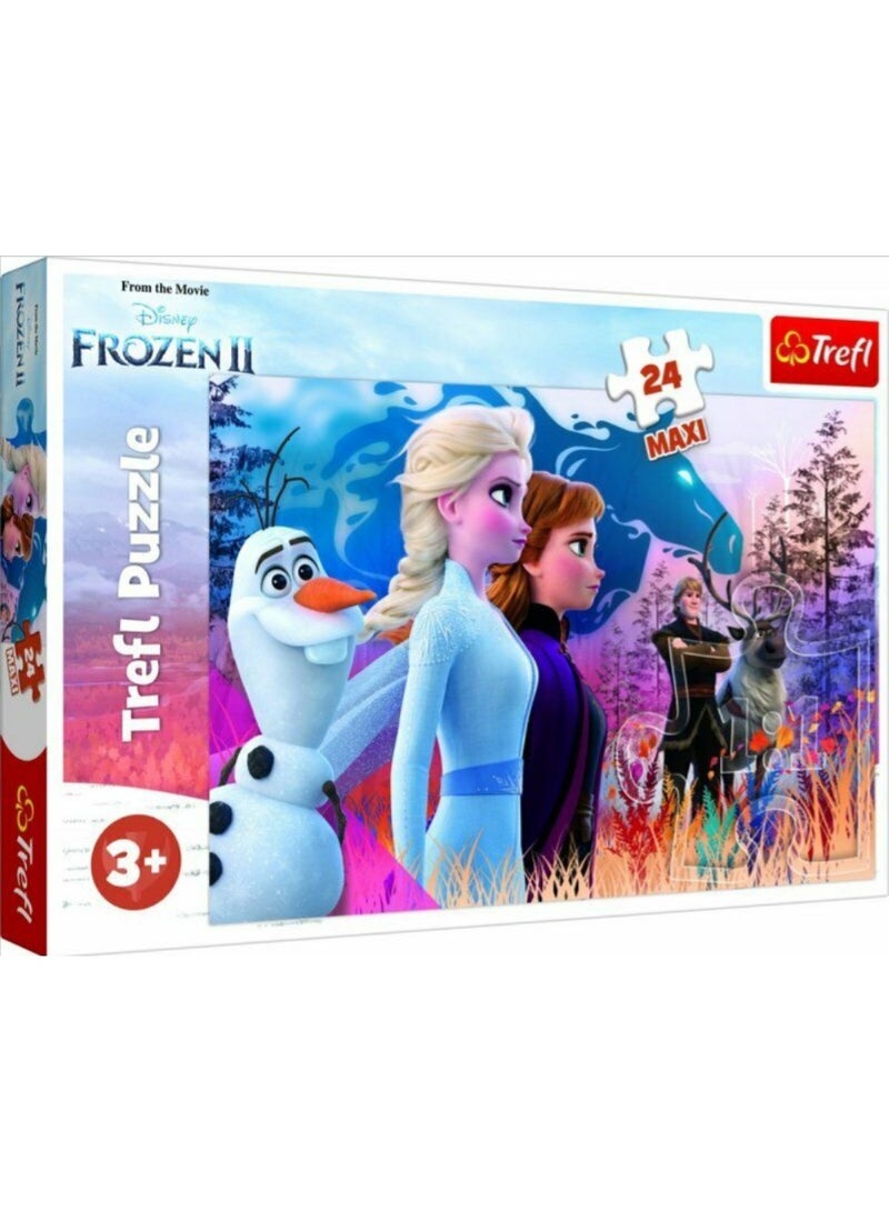 Trefl Maxi Frozen II Magical Journey 24 Piece Puzzle - Image 1