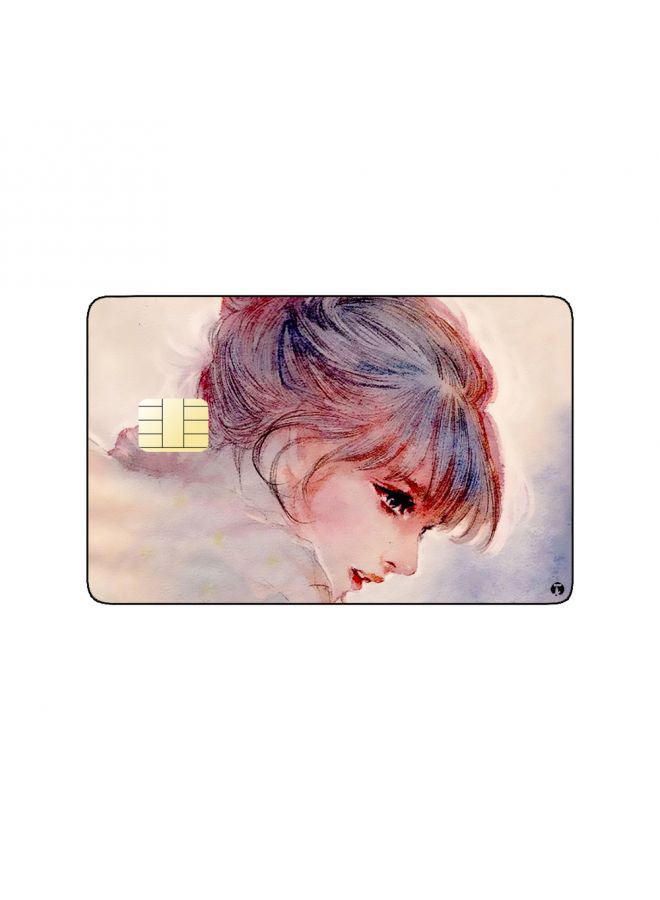 RKN PRINTED BANK CARD STICKER Aesthetic Girl Vintage Art - Image 2