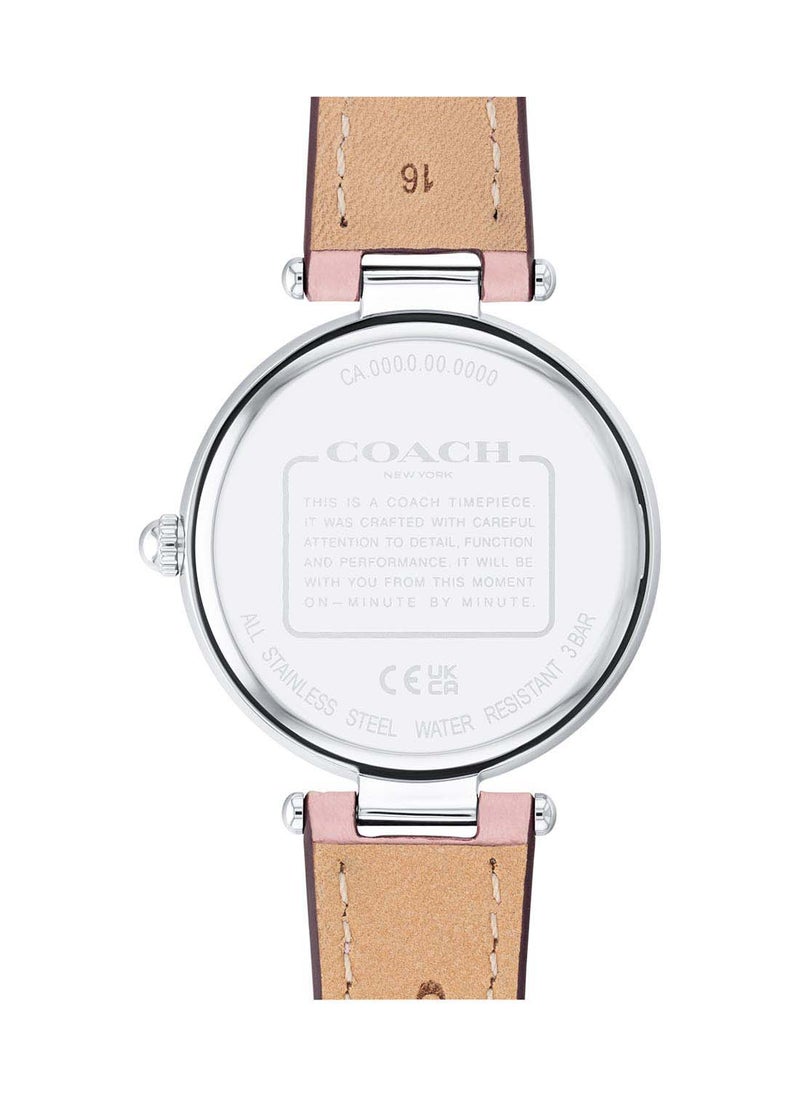 COACH Women's Analog Round Shape Wrist Watch 14504093 - 34 Mm  - Image 3