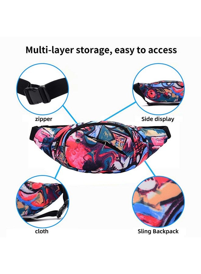 PALAY� Waist Pack Bag, Chest Shoulder Fanny Pack Pouch with 4-Zipper Pockets,Adjustable Belt - Image 3