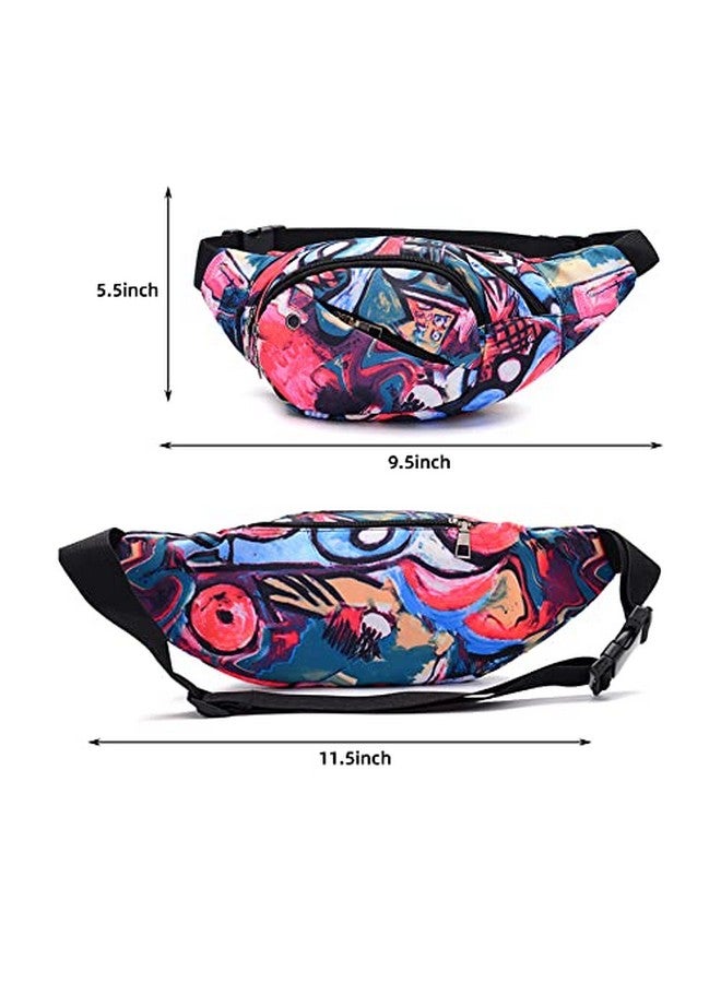 PALAY� Waist Pack Bag, Chest Shoulder Fanny Pack Pouch with 4-Zipper Pockets,Adjustable Belt - Image 2