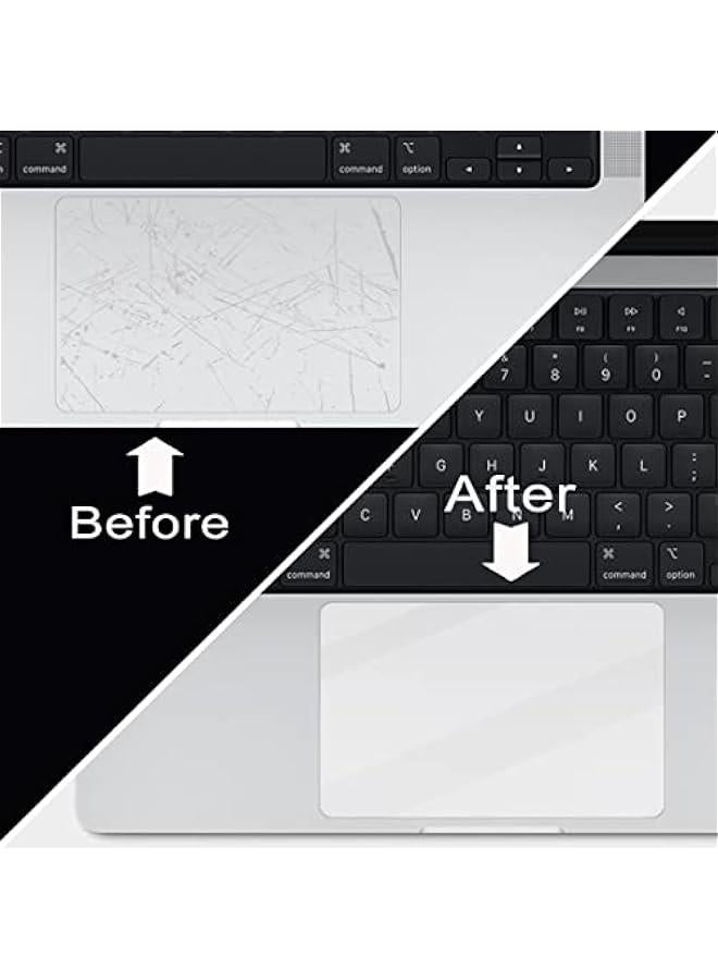 Arabest 2 Pack Trackpad Cover for Apple MacBook Pro 16 Laptop M1 Pro/Max A2780 A2485 A2991 Chip Skin Protector Accessories  - Image 4