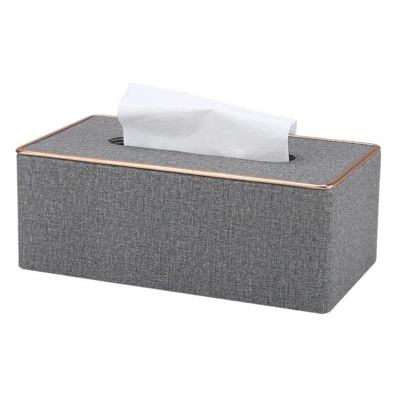Tissue Box, Living Room, Accessible Luxury and High-End Coffee Table, Desktop Leather Paper Box, Hotel Restaurant, High-Looking Storage Paper Box - Image 2