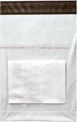 FeelBlue 6 * 8 Inches Plain Tamper Proof Courier Bags/Pouches with POD(Document Jacket) for Shipping (Pack of 200pcs) - Image 5