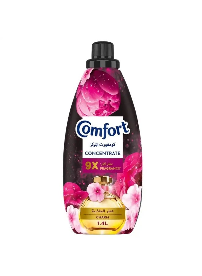 Comfort Charm Concentrated Fabric Softener With 9X Fragrance- 1.4Ltr - Image 1