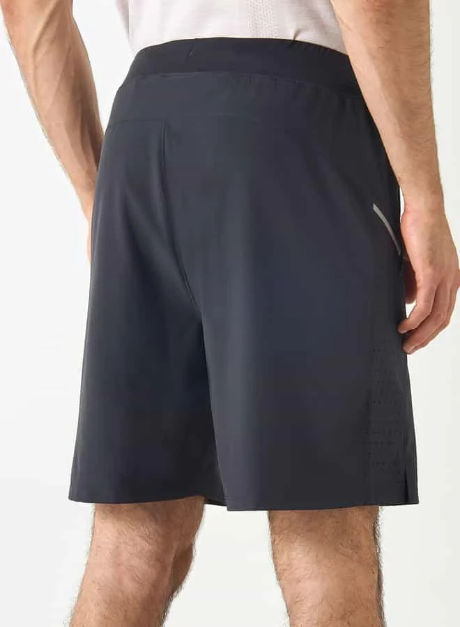 ADOT by Splash Panel Detail Shorts with Elasticated Waistband