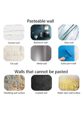 60Pcs  Double Sided Foam Tape Strong Pad Mounting,Double Sided Tape Strong Heavy Duty Waterproof Tape Adhesive Foam Pad Tape, Black Self-Adhesive Tape Include Square Round and Rectangular,for Holding Picture, Walls Picture, Light, Hooks, Home, Office - view 4