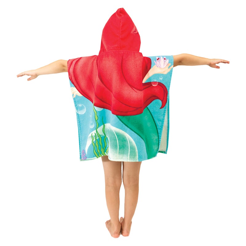 Jay Franco Disney Little Mermaid Ariel Cotton Hooded Towel - Image 3
