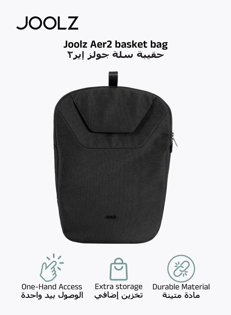 JOOLZ Basket Bag | One-Hand Access & Easy Fold | Extra Storage | Secure & Durable Material | Compatible with Joolz Aer2 Buggy | 46x14x34 cm - Image 1