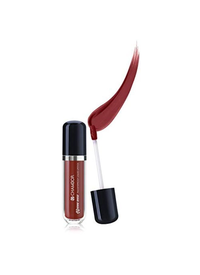 Chambor - Extreme Wear Transferproof Liquid Lipstick, Dark Amber 464, 6 Ml - Image 1