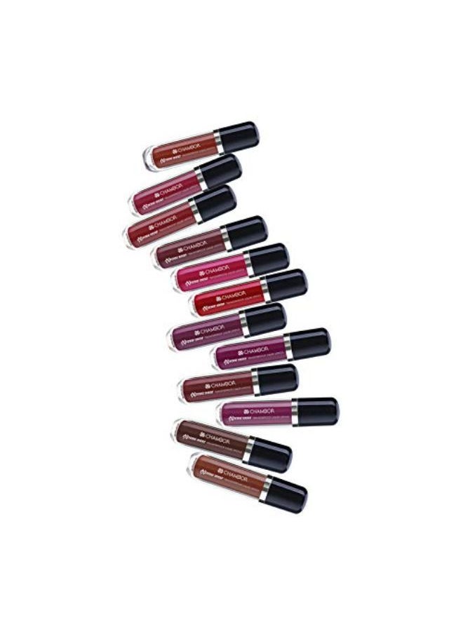 Chambor - Extreme Wear Transferproof Liquid Lipstick, Dark Amber 464, 6 Ml - Image 1