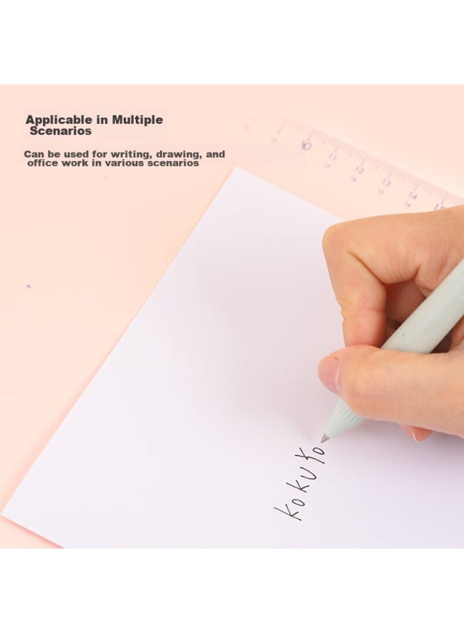 كوكويو Kokuyo Student Office Ruler-edge Desk Pad Campus Clip Paper Pad A4/transparent 1 Piece Wsg-sjc201t - Image 2