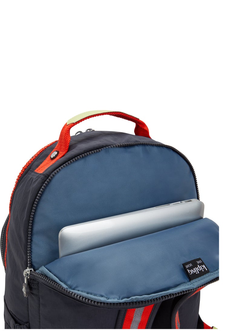 Seoul Lap Iron Letter Fun Large Backpack