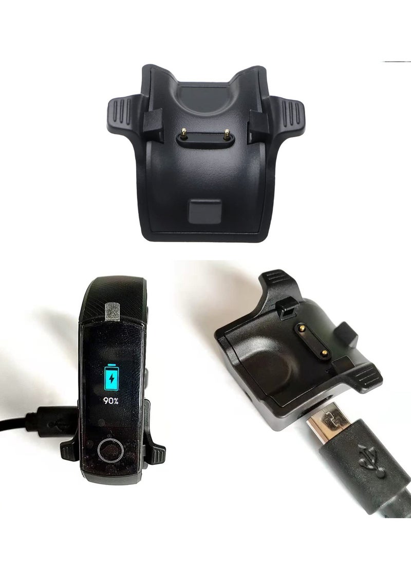 Excefore Charger Docks Replacement, 2Pcs Replacement Charger Dock Compatible with Honor, Magnetic Charging Stand with USB Charger Cable, 5V 0.5A Electronic Accessories Black - Image 2