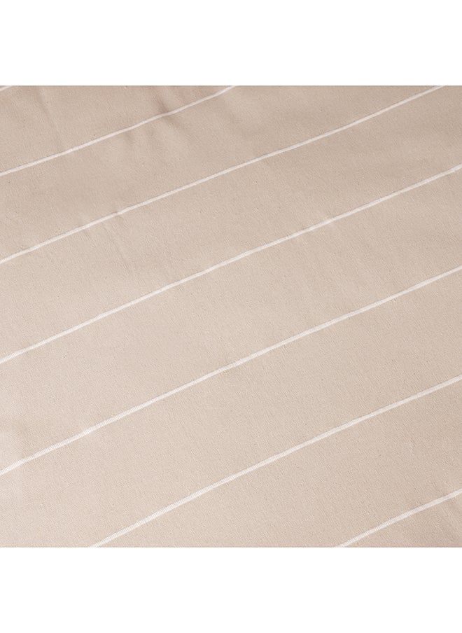 Beauenty Taupe striped comforter set 2 pcs twin size 1* 180*200cm comforter + 1 50*75 pillow cover  - Image 3