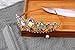 HEIKLN Rapunzel Tiara Princess Crown Tangled Inspired Halloween Costume Aurora Borealis Stone Sparkle Gold Crown Sweet Gift - Image 3