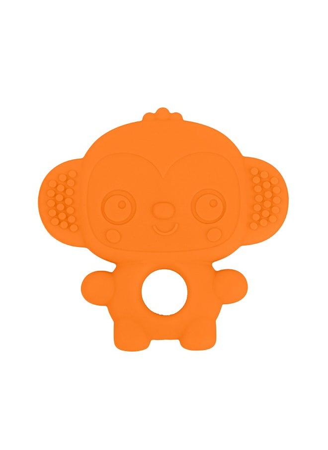 Bright Starts Gummy Buddies 3-Pack Textured Teethers - BPA-Free Elephant/Lion/Monkey  - Image 4