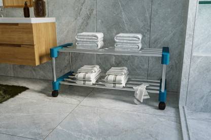 WHIZZ Extra Strong Shoe Rack Metal Multipurpose Shelves Shoes, Clothes, Books & Utility Rack - Image 3