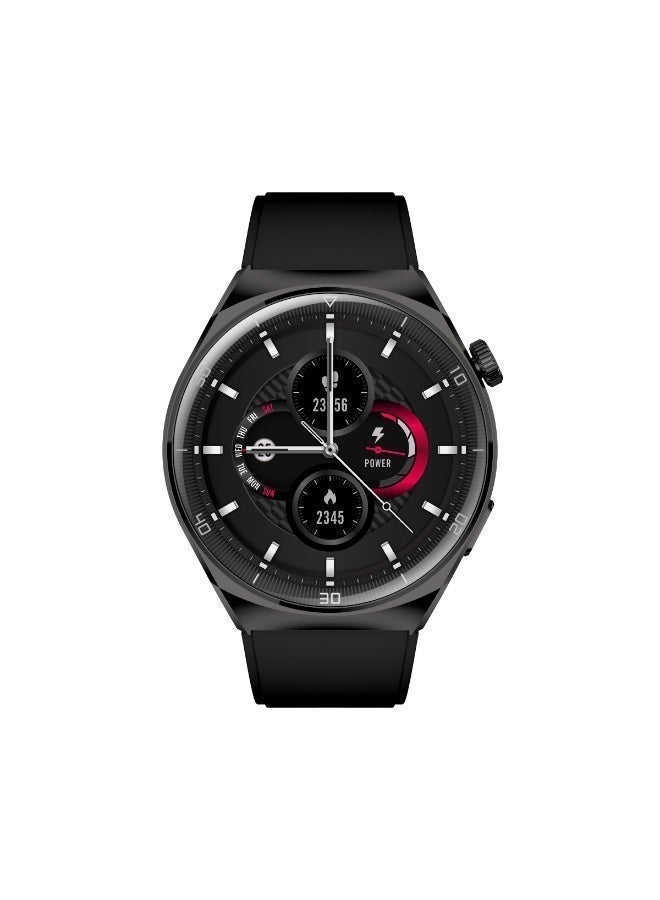 Aurafit SmartWatch NEXA 2 – 1.43 inch AMOLED Display – Bluetooth Calls – 24/7 Health Tracking – 150+ Sports Modes – Wireless Charging – IP68- Black Color - Image 2