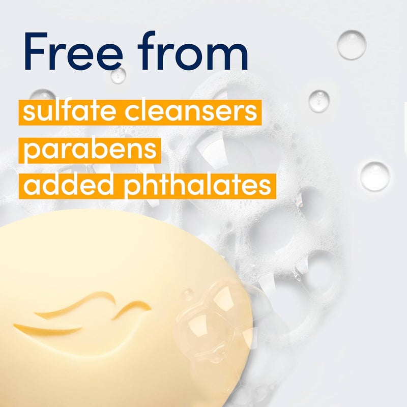 Dove صابون دوف الجمالي بتركيبة المانجو وزبدة اللوز 8 قطع لبشرة متألقة 375 أونصة - Image 5